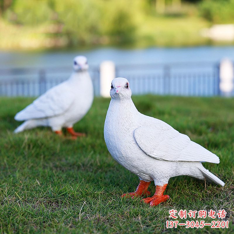 烟台新型和平鸽雕塑,让爱与和平传递