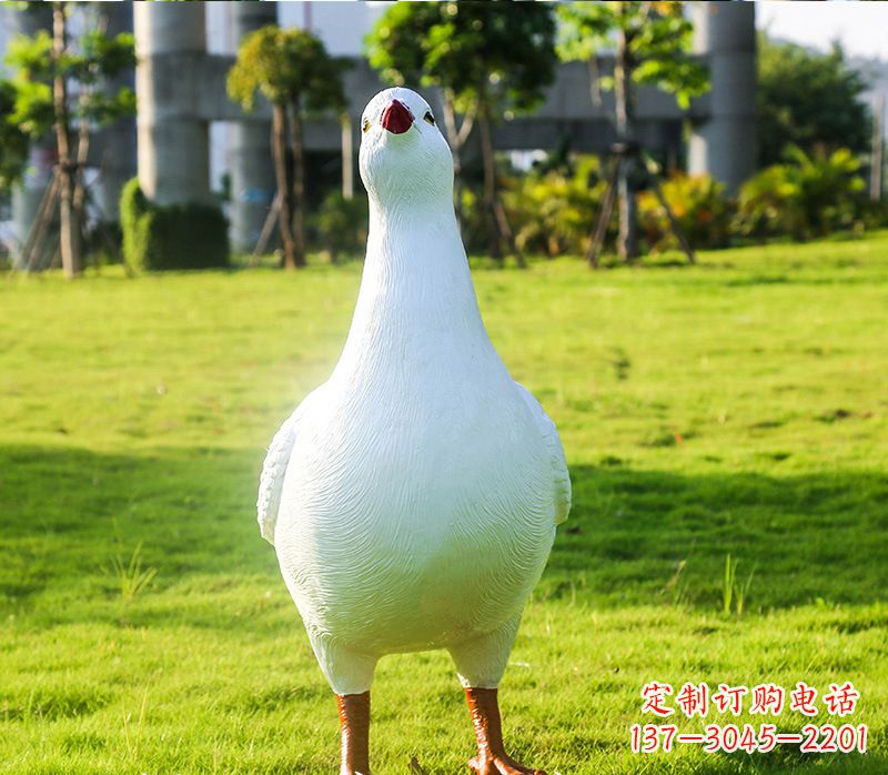 烟台中领雕塑:和平鸽雕塑