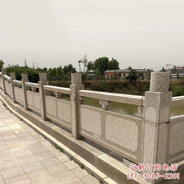 烟台中领雕塑河道石栏板雕塑:定制精美绝伦