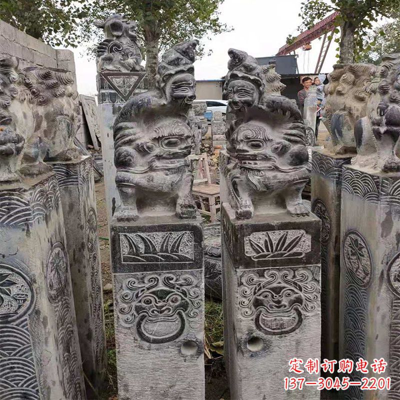 烟台胡人拴马桩