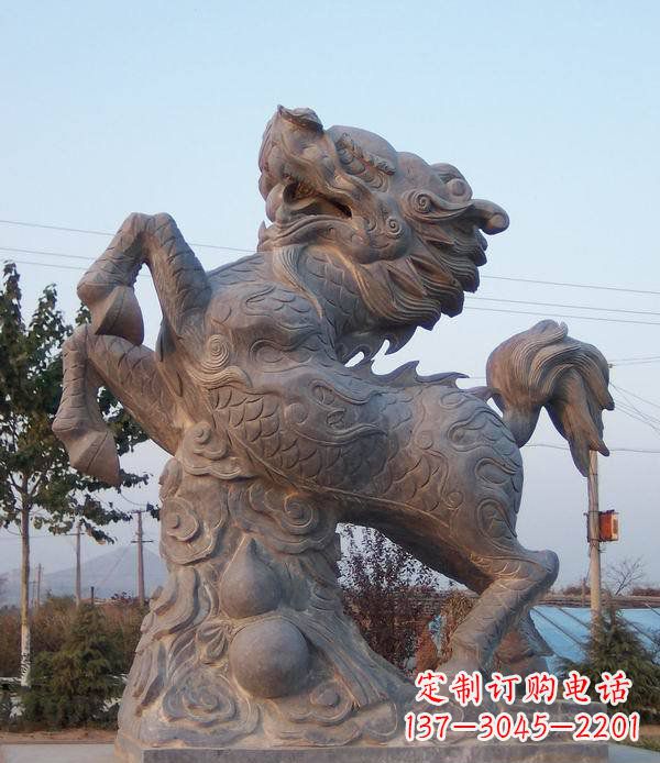 烟台葫芦麒麟神兽石雕