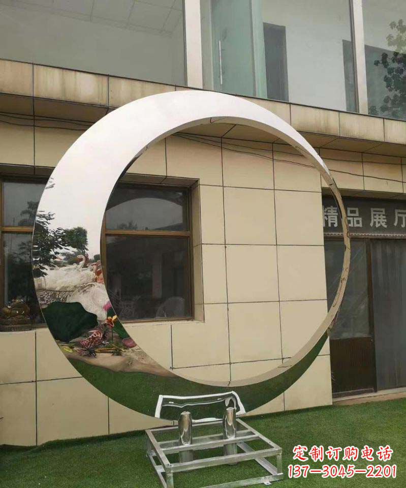 烟台完美的不锈钢圆环雕塑
