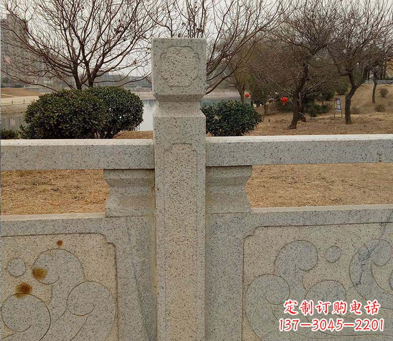 烟台定制户外大理石栏板雕塑