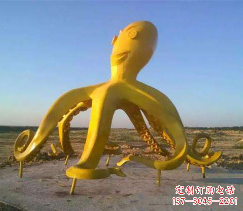 烟台户外章鱼雕塑
