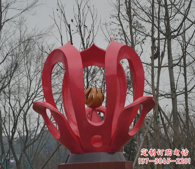 烟台户外紫荆花雕塑