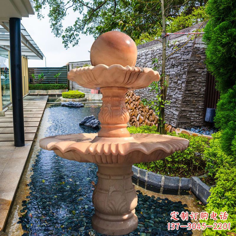 烟台花岗岩石风水球雕塑