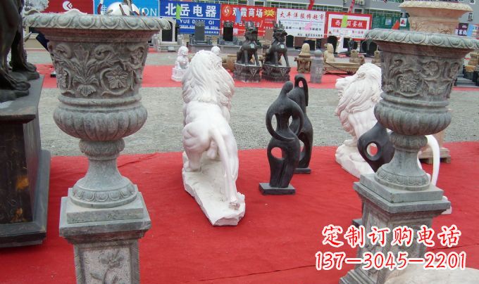 烟台花盆公园景观石雕