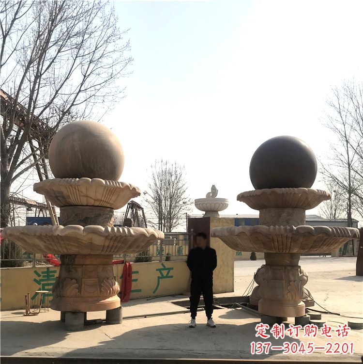 烟台花园石头喷泉雕塑,为家园带来新的活力