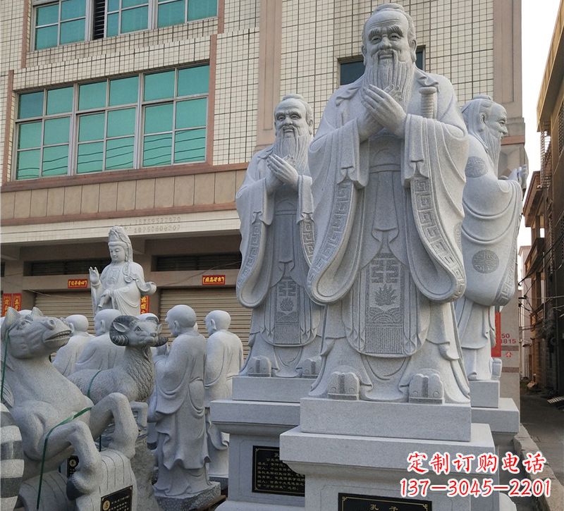 烟台华农孔子像,传承文明之美