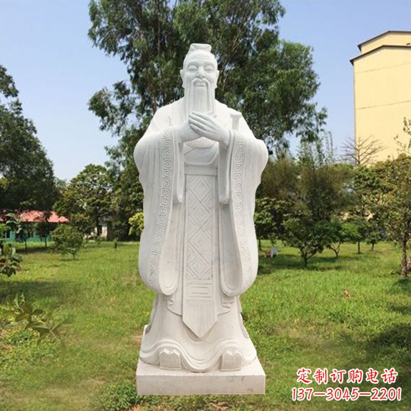 烟台精雕细作,欣赏华师孔子雕塑