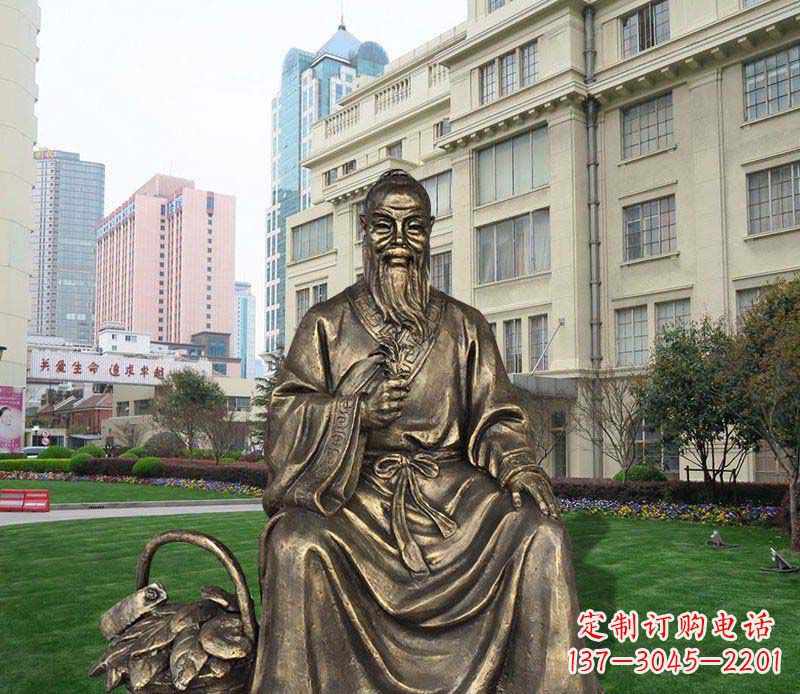 烟台精美古典——华佗古代名人铜雕