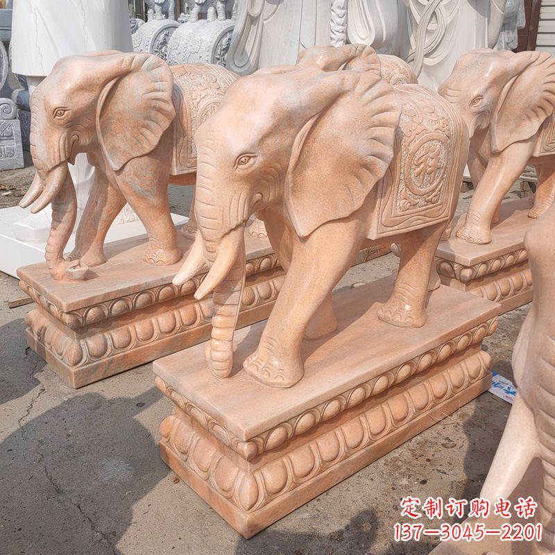 烟台中领雕塑:大象雕塑吉祥如意