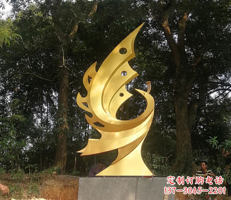 烟台金凤凰不锈钢雕塑