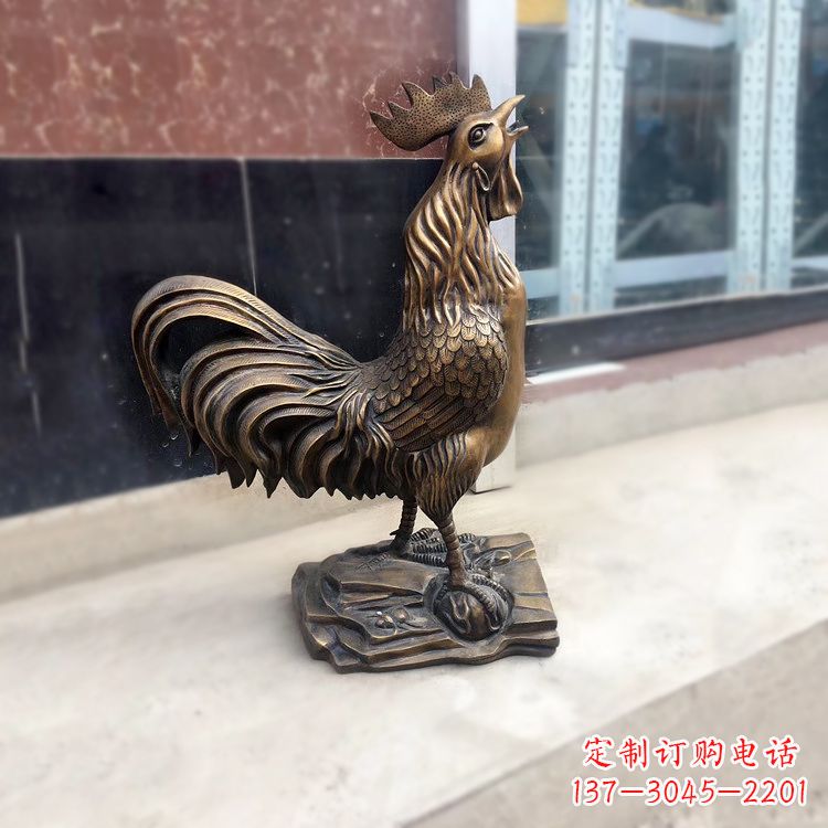 烟台中领雕塑出品的精美纯铜动物雕塑,是一款具…