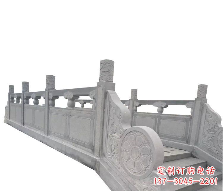 烟台中领雕塑精美的大理石栏板石雕