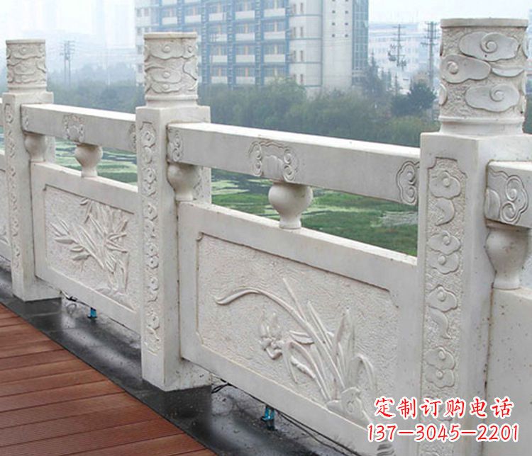 烟台精巧雕刻,优质大理石栏板石雕