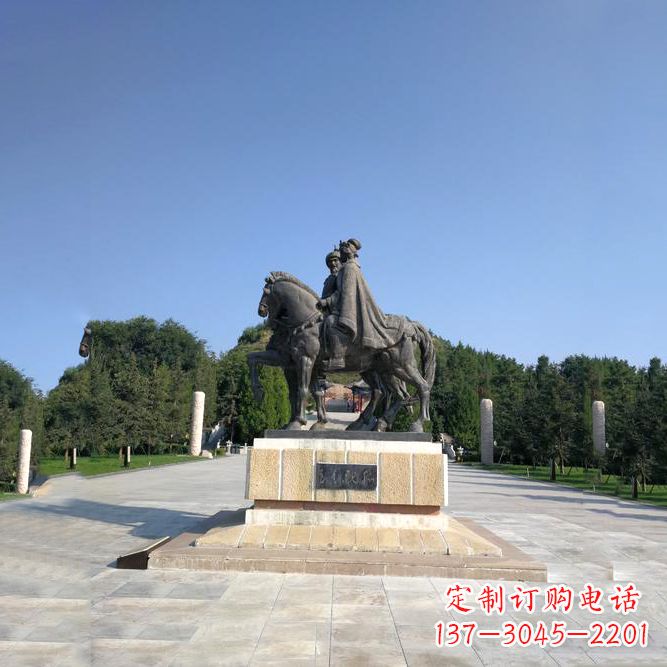 烟台王昭君雕塑,象征传承君臣之义