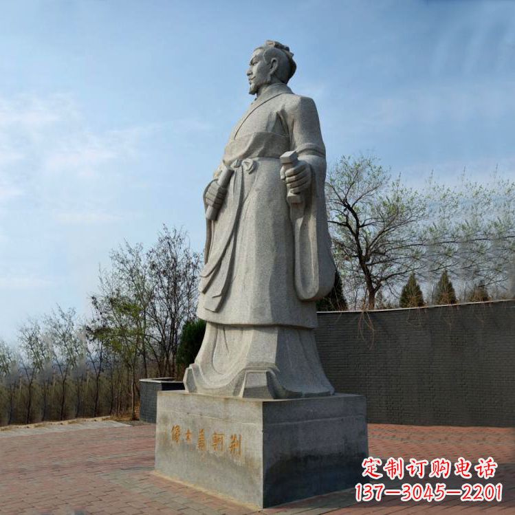 烟台中国荆轲铜雕塑,给景区广场趣味增添历史感