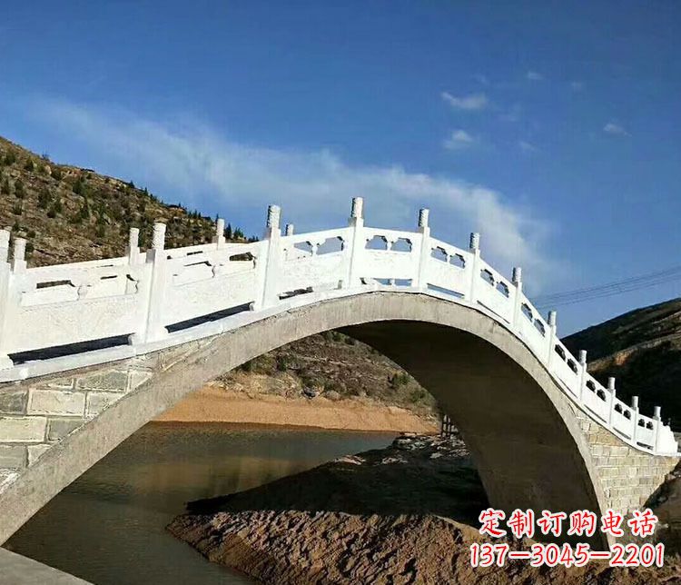 烟台卓越之作:汉白玉拱桥雕塑