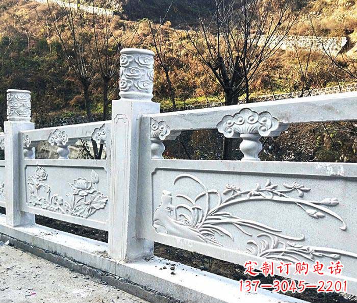 烟台景区汉白玉石浮雕栏板 (3)