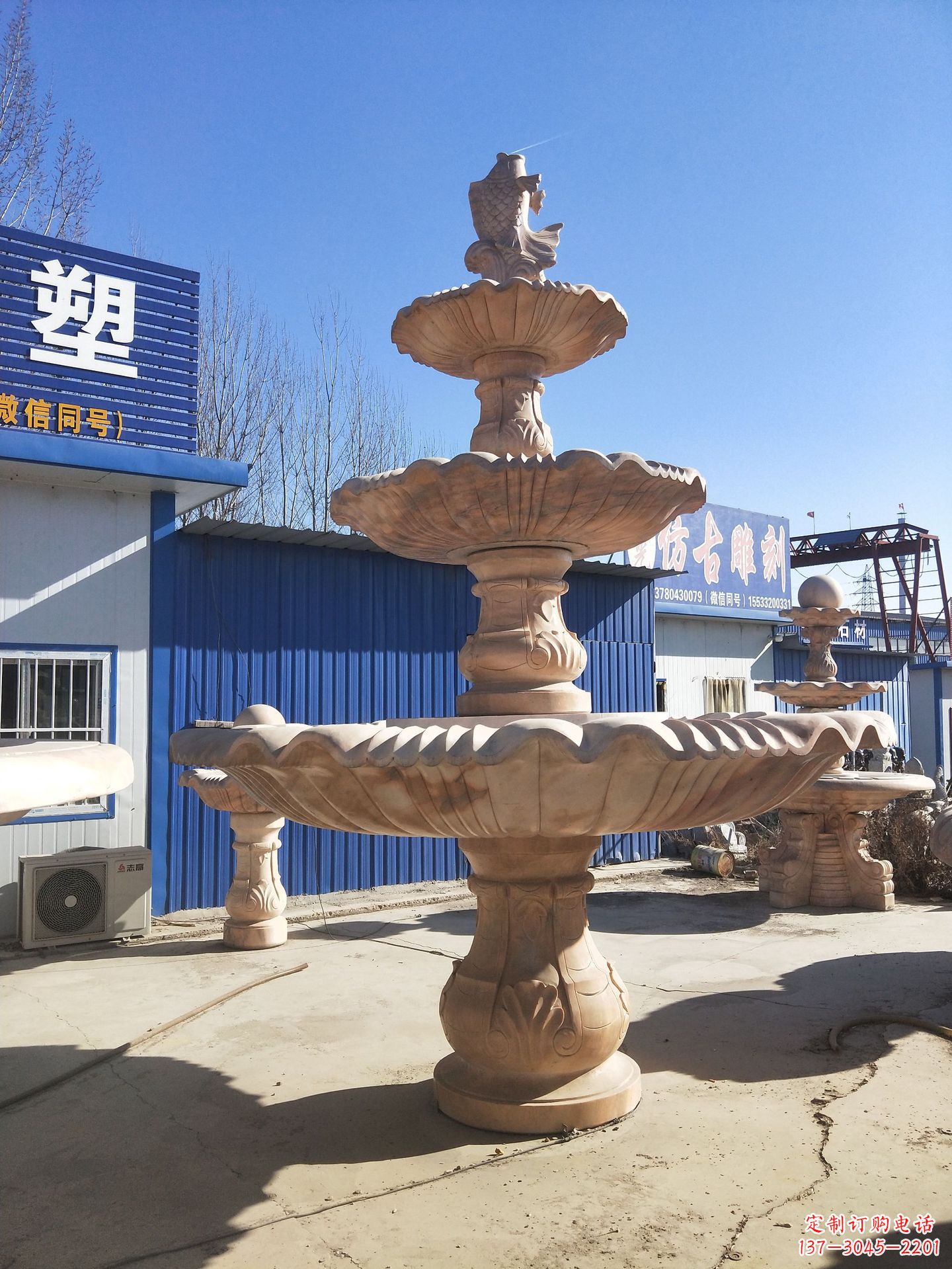 烟台魅力四射的莒南风水球雕塑