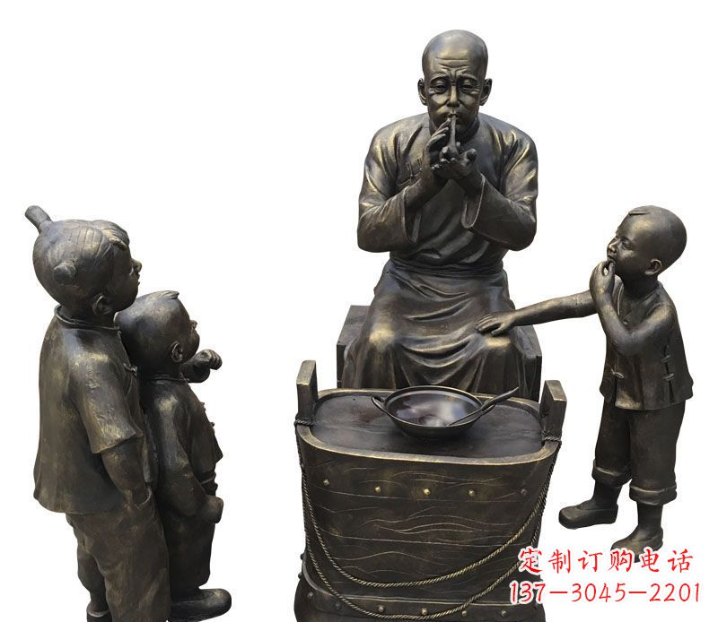 烟台尊贵的儿童铜雕糖人