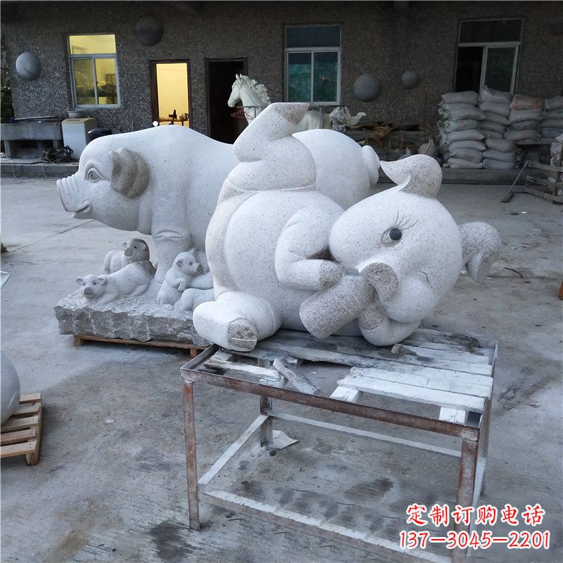 烟台精致大理石动物雕塑