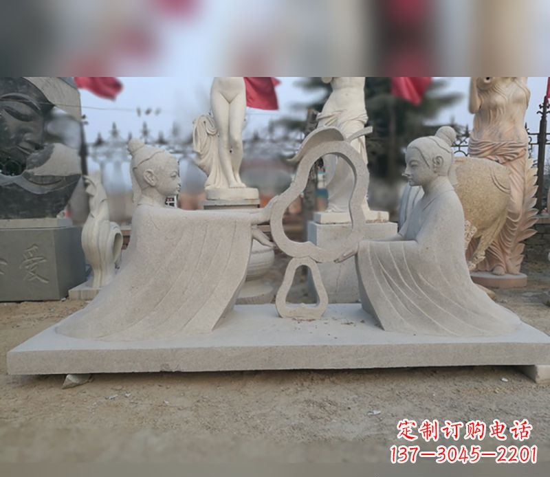 烟台选择传统工艺,重现古代大臣孔融的精致雕塑