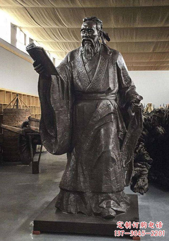 烟台孔子雕塑头像