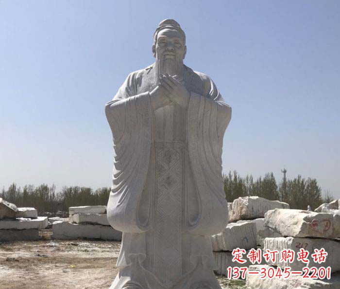 烟台中领雕塑|传承古代精神:孔子雕塑
