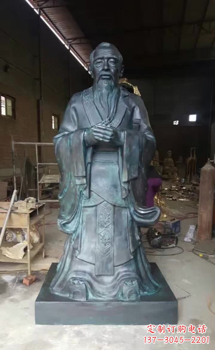 烟台孔子青铜雕塑 (3)