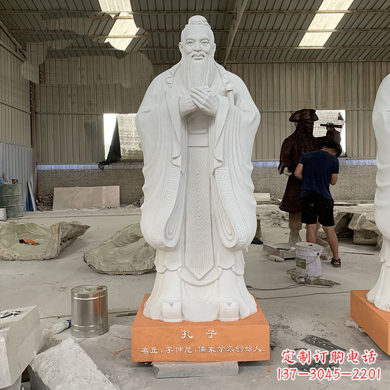 烟台孔子石雕,传承智慧与文化