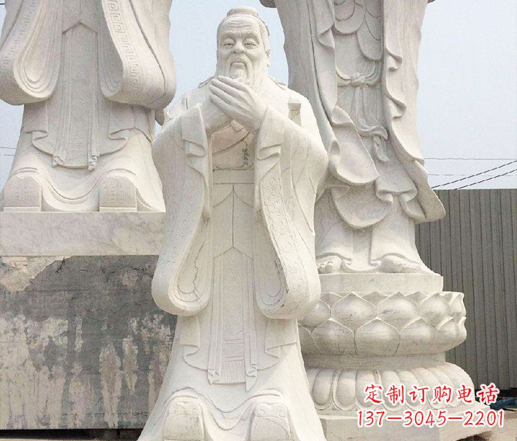 烟台孔子三雕像