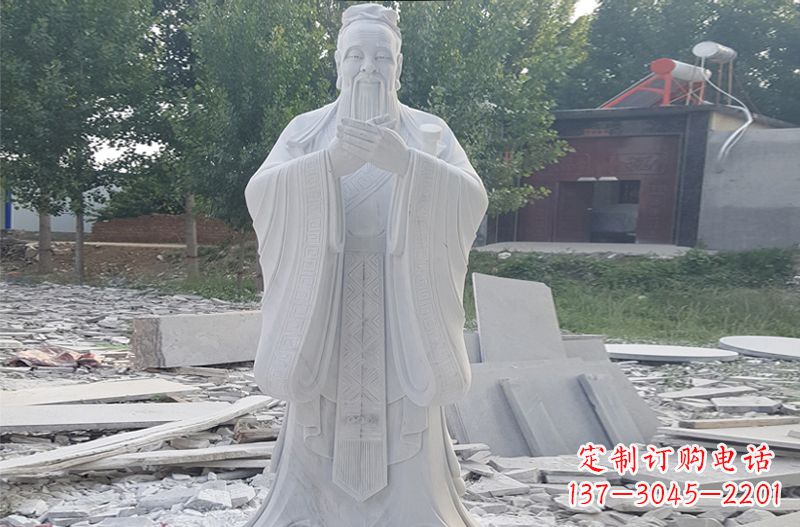 烟台孔子石雕 (2)