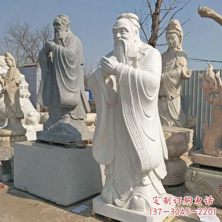 烟台孔子铜雕