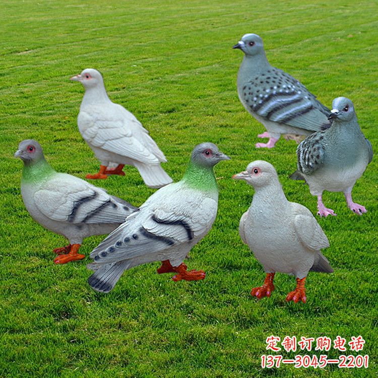 烟台兰州和平鸽雕塑