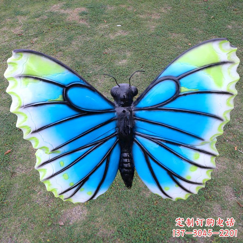 烟台全新设计的蝴蝶雕塑仿真摆件