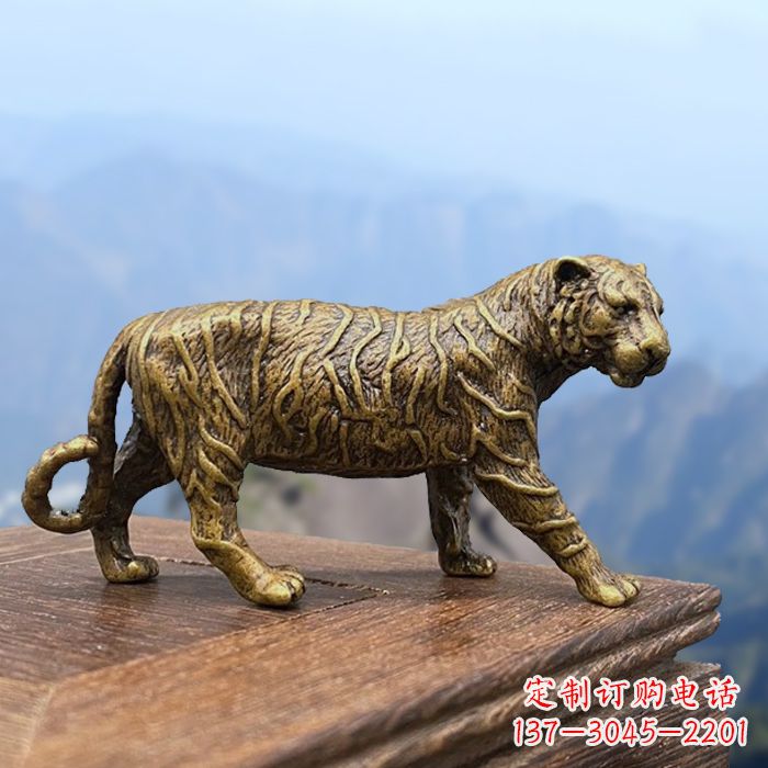烟台中领雕塑推出的复古铜老虎雕塑,为您带来古…
