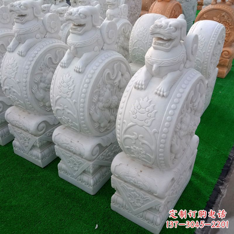 烟台老石雕门墩虎