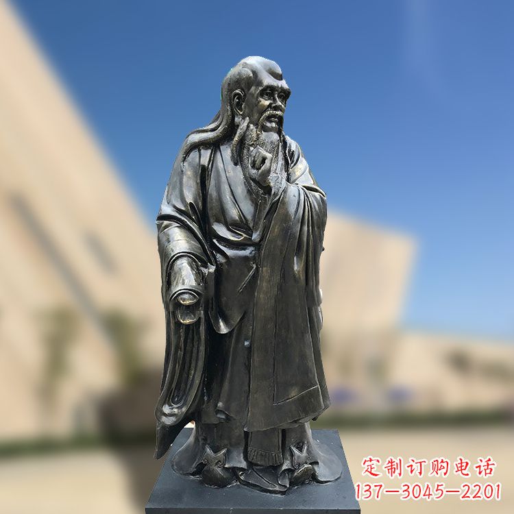 烟台老子传道雕像