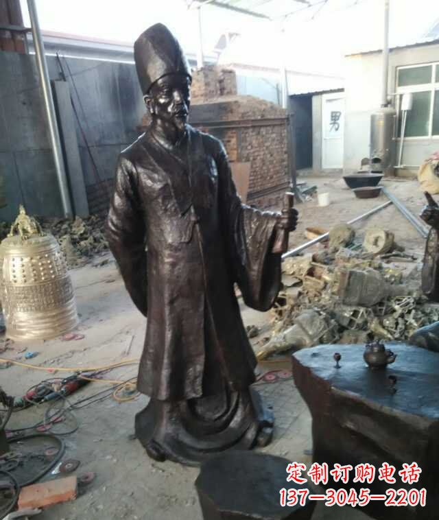 烟台精美雕塑,展现古代名医李时珍的传奇