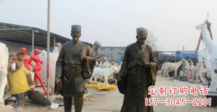 烟台复兴古艺,海归精品—李时珍铜雕