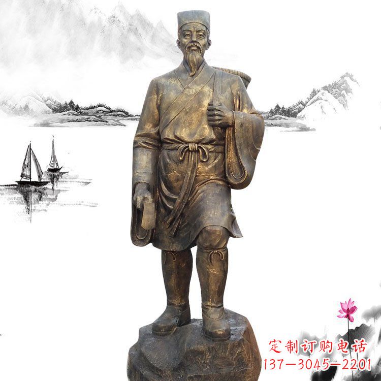 烟台精美李时珍雕塑,为您的生活增添更多艺术色彩