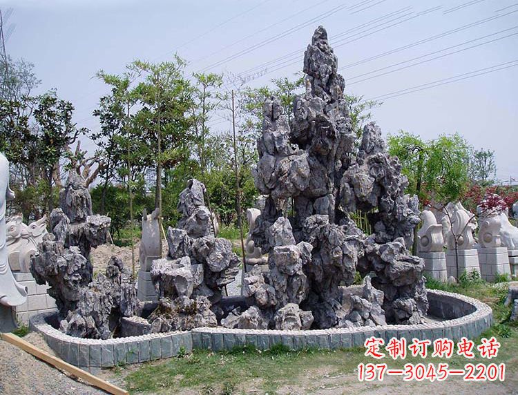 烟台灵璧石奇石假山