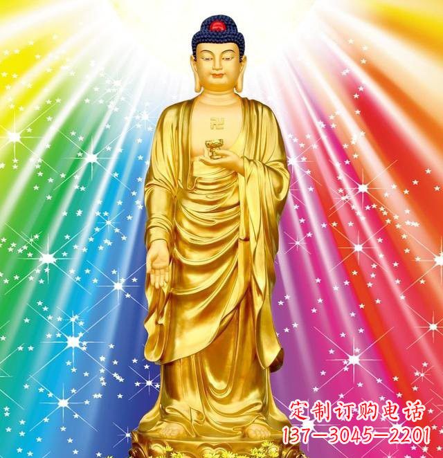 烟台中领雕塑推出的鎏金如来神佛铜雕,专为仪式…