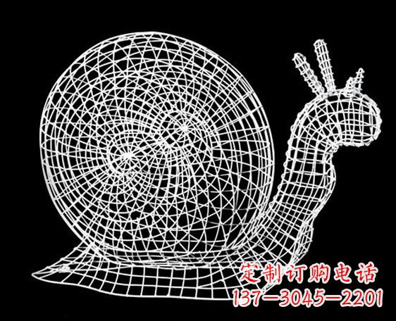 烟台中领雕塑的蜗牛镂空雕塑