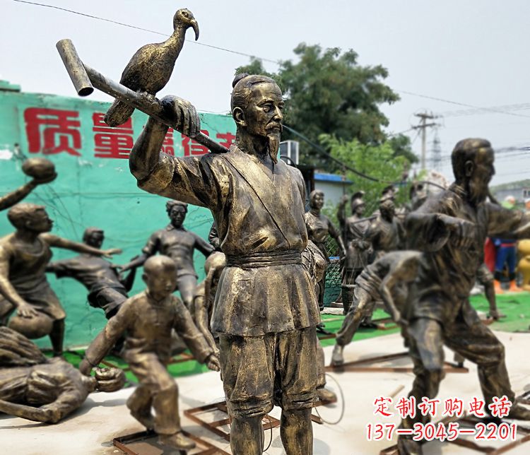 烟台鸬鹚雕塑——独具魅力的风采