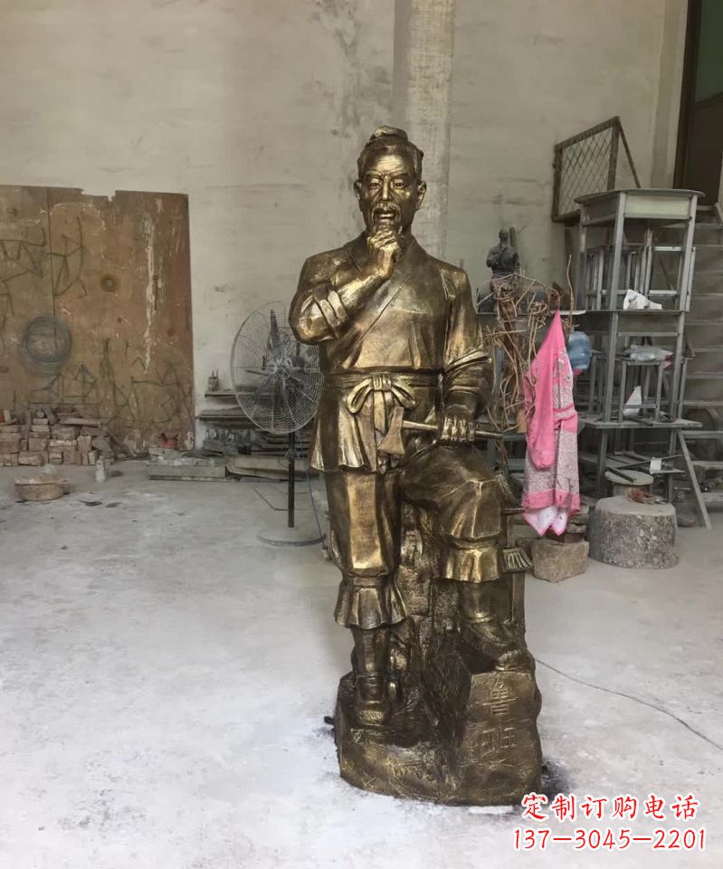 烟台精美鲁班古代人物雕塑