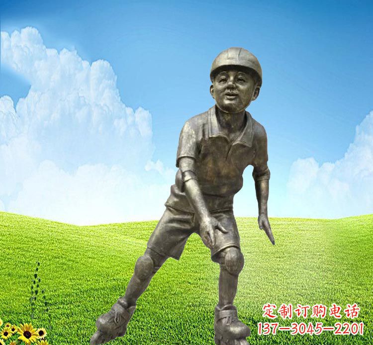 烟台领雕塑:儿童公园里的铜雕精灵