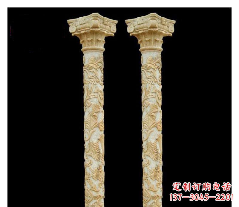 烟台罗马风格砂岩马雕塑